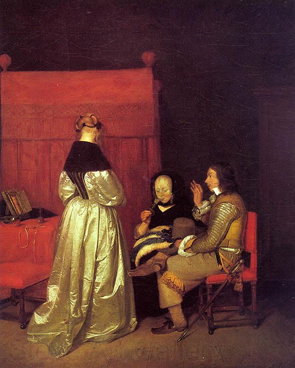 Gerard Ter Borch Paternal Advice Germany oil painting art